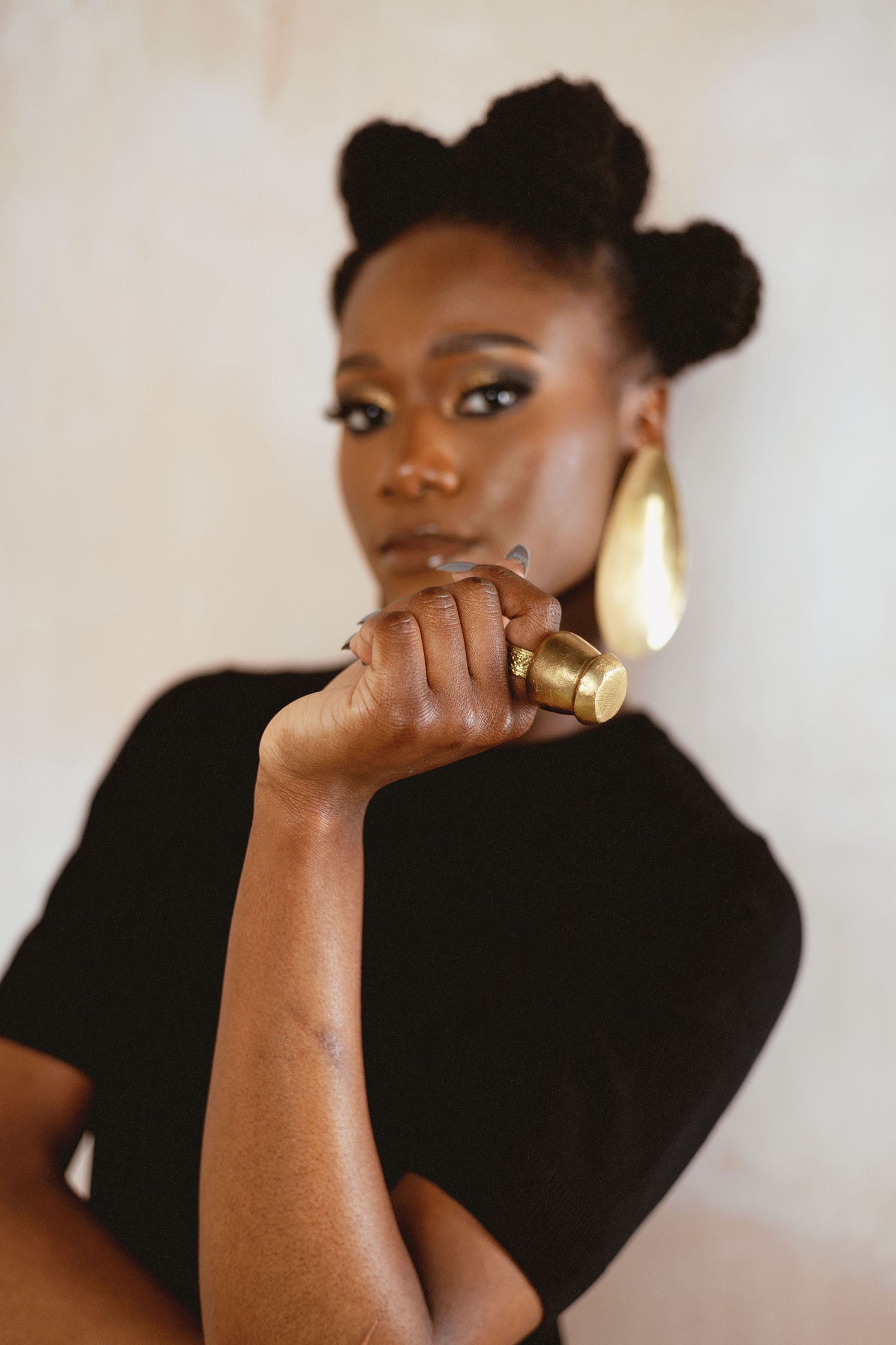 Brass Asante Design Ring