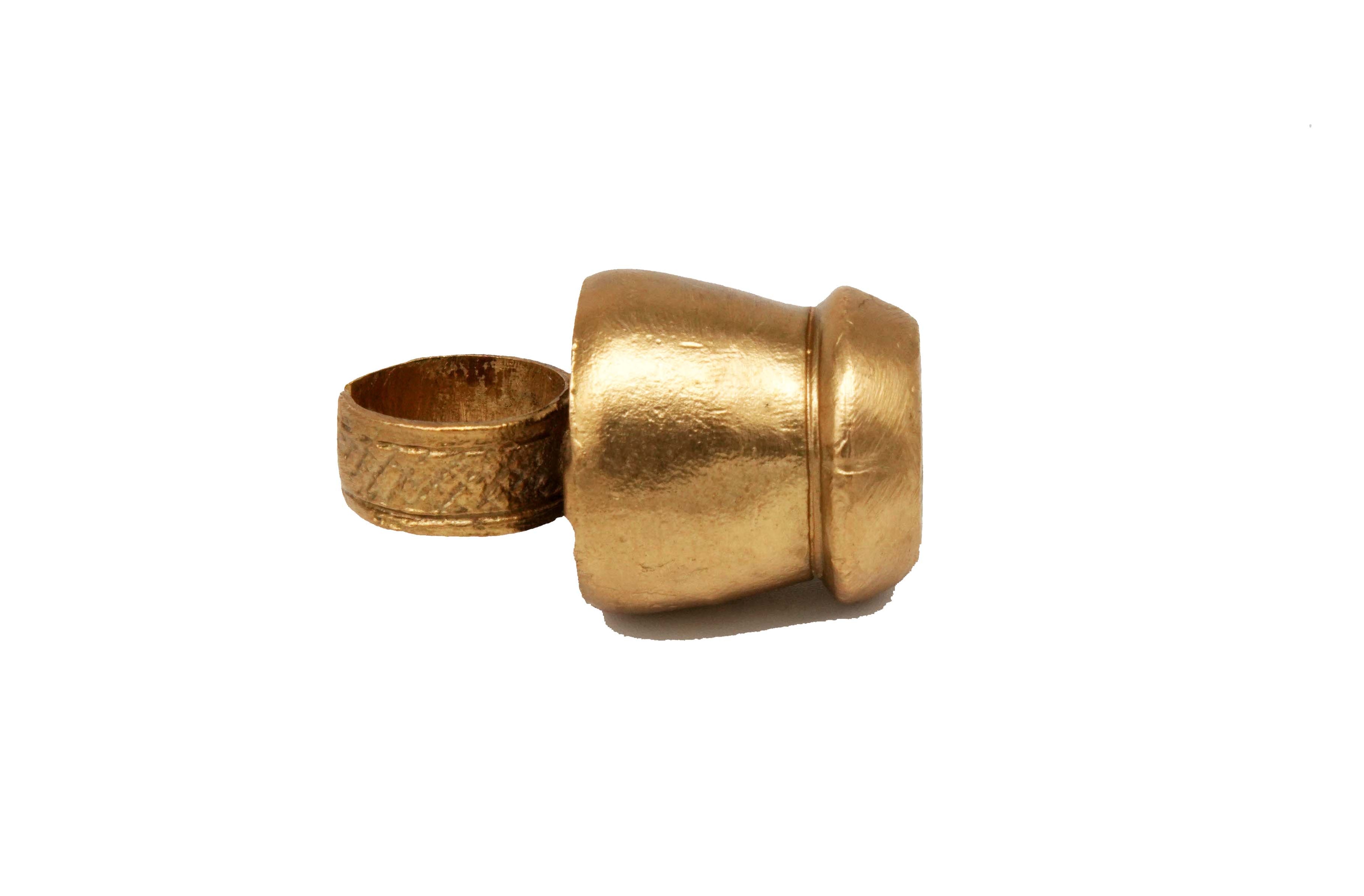 Brass Asante Design Ring