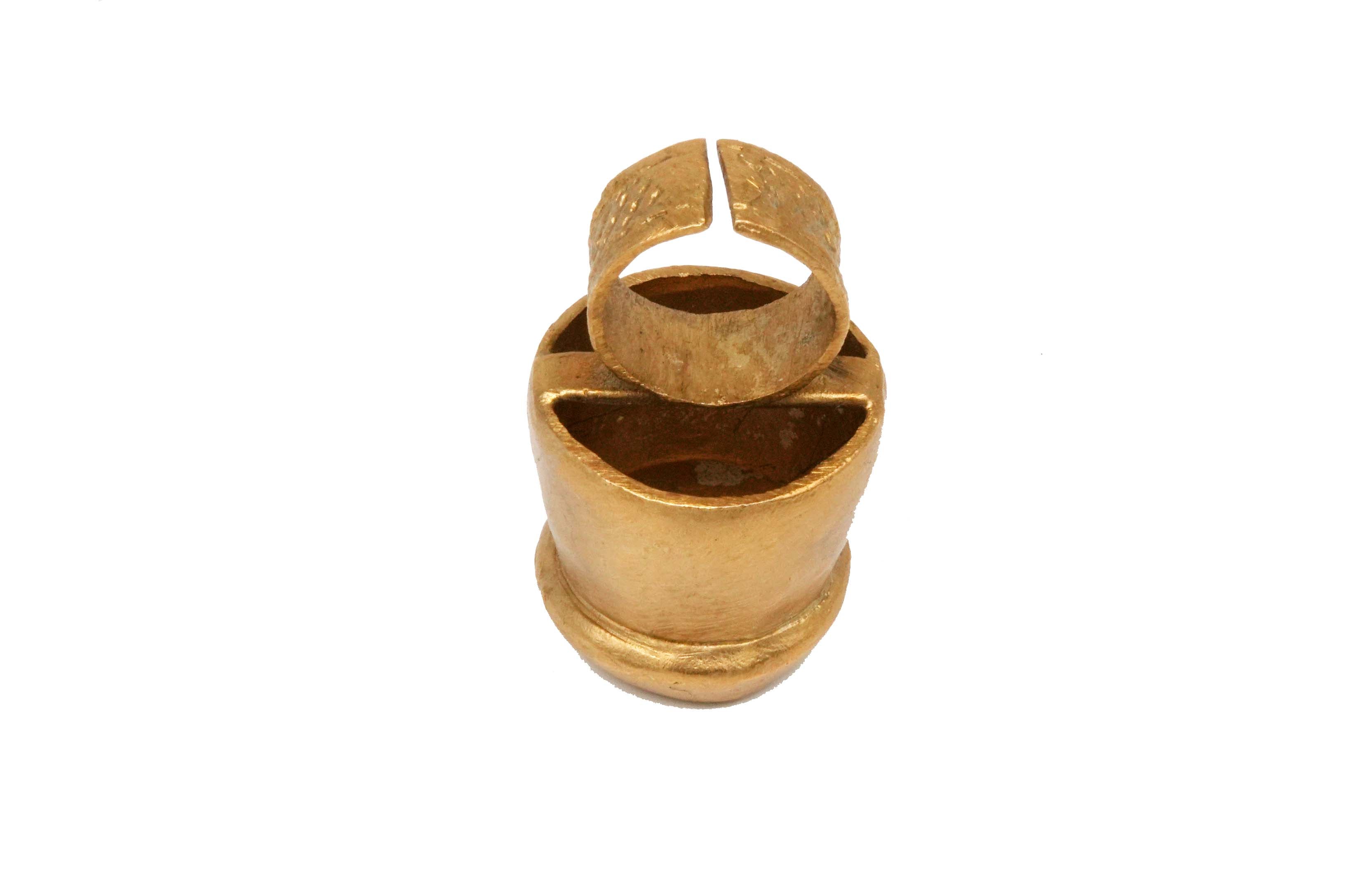 Brass Asante Design Ring