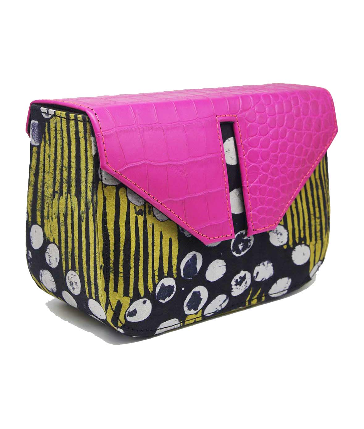 Mini Wide Split Flap Handbag - SAMPLE