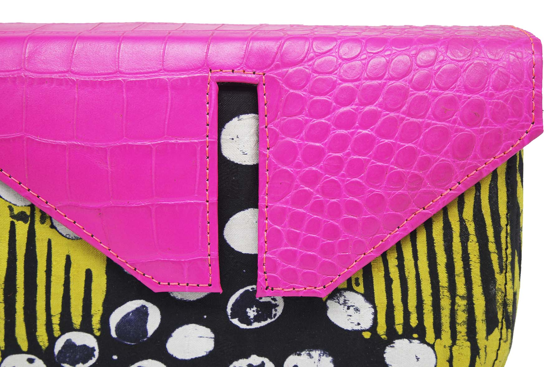Mini Wide Split Flap Handbag - SAMPLE