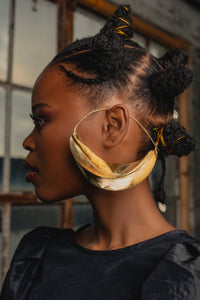 Brass Fulani Earrings
